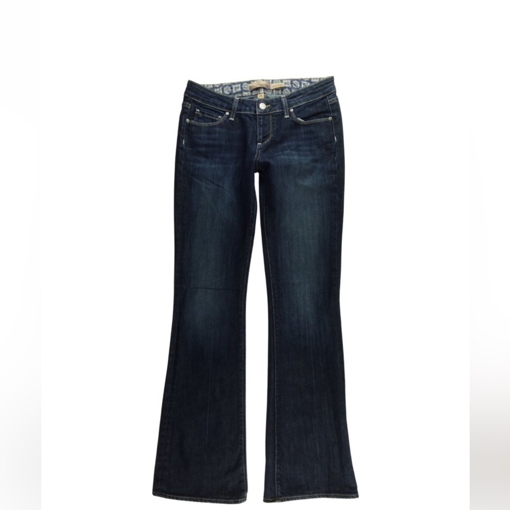 PAIGE Midnight Blue Wide Leg Jeans